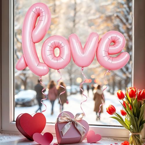 Stickers fenêtre Saint-Valentin pour décorer les vitres du salon - 2