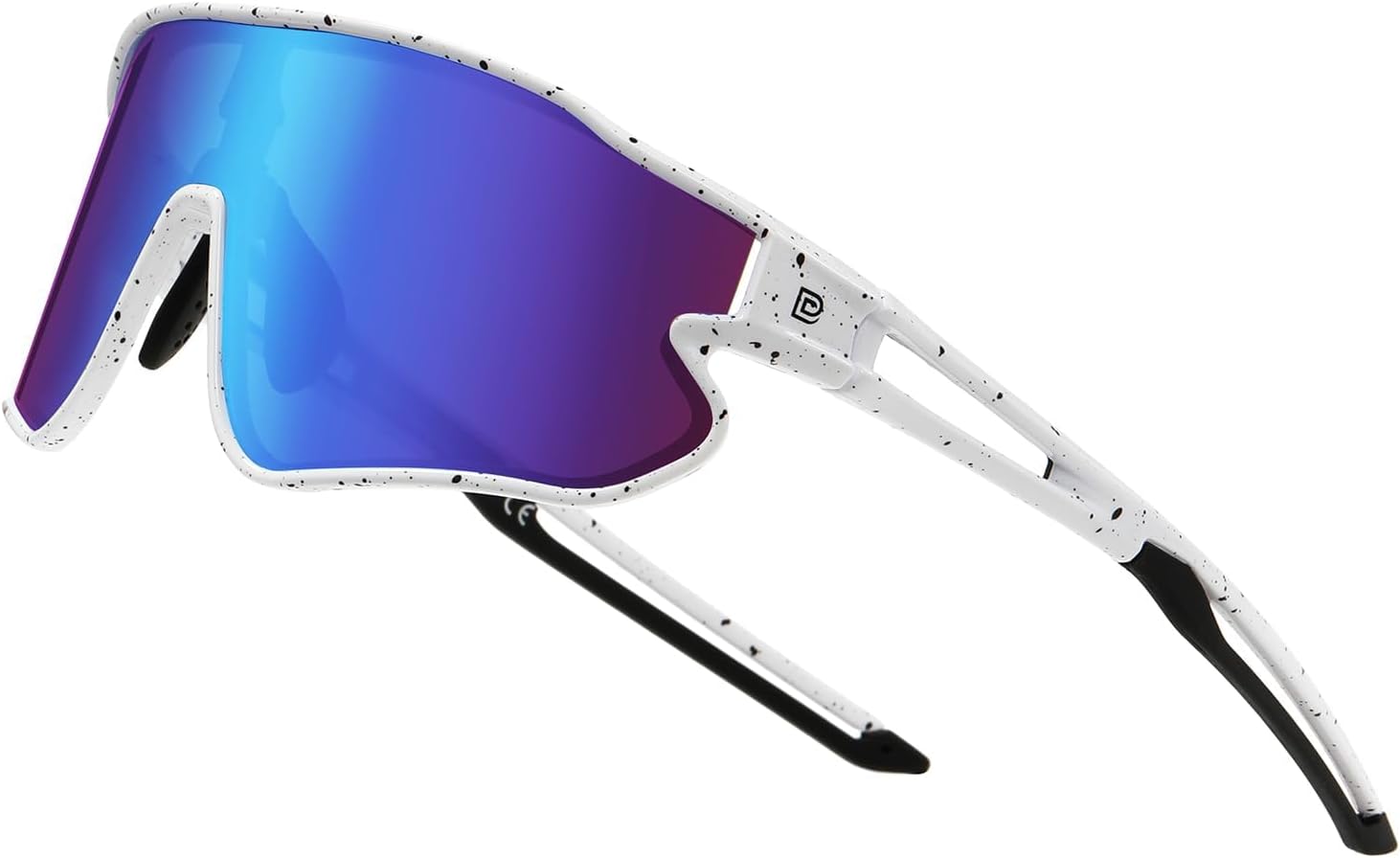 DUCO Polarized Sports Sunglasses for Men Women: UV400 Protection 24g Glasses for Running Baseball Softball Fishing DC0023