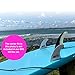 BPS Fiberglass Reinforced Surfboard Fins (3) + FCS Screw Hardware and Wax Comb! Glass Flex Thruster Surf Fin Set (FCS G5 M5 Style) Black - Tri Fin Thruster Set Surfboard fins (Link White)