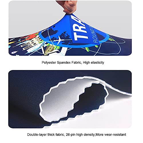 Image of MosaiRudo Thicker Luggage Cover Elastic Suitcase Cover Protector Fits 18-32 Inch Suitcase Travel Accessories, Travel, S, Zipper Closurezipper Closurezipper Closurezipper Closurezipper Closure