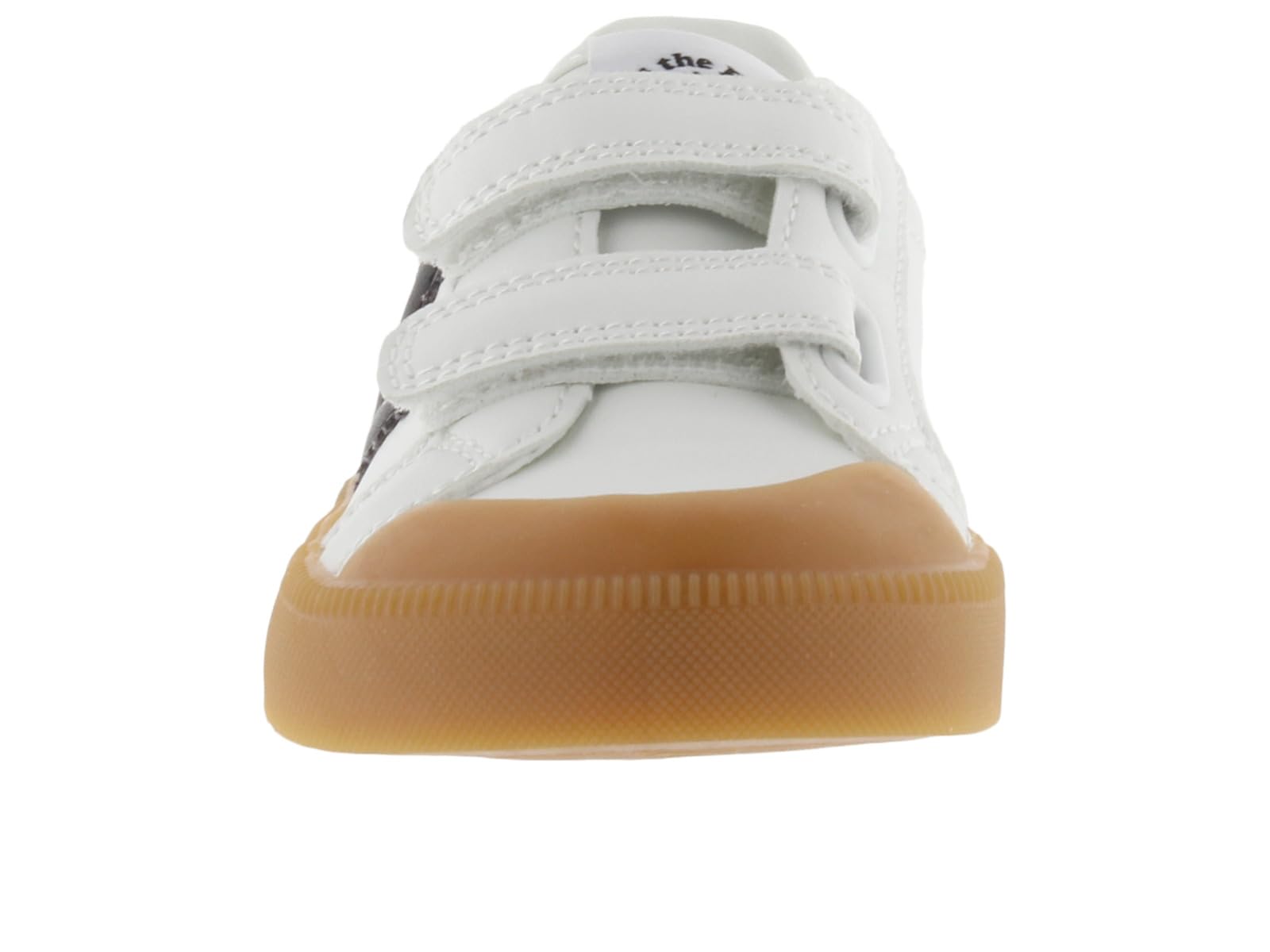 victoria Sneaker Oliver Barefoot 1356102 | Effetto Pelle & Parti A Contrasto & Chiusure A Strappo & Suola Caramello per Bambini Unisex