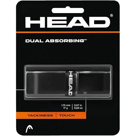 Head Dual Absorbing Grip (Black)