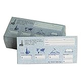 CUSTOM Church Offering/Tithe Envelopes, Friendly Welcome Message, Missions, Building & Special, Blue, Simple Design, Easy-open Tab, Choose Your Quantity (125, 250, or 500) (Box of 500)
