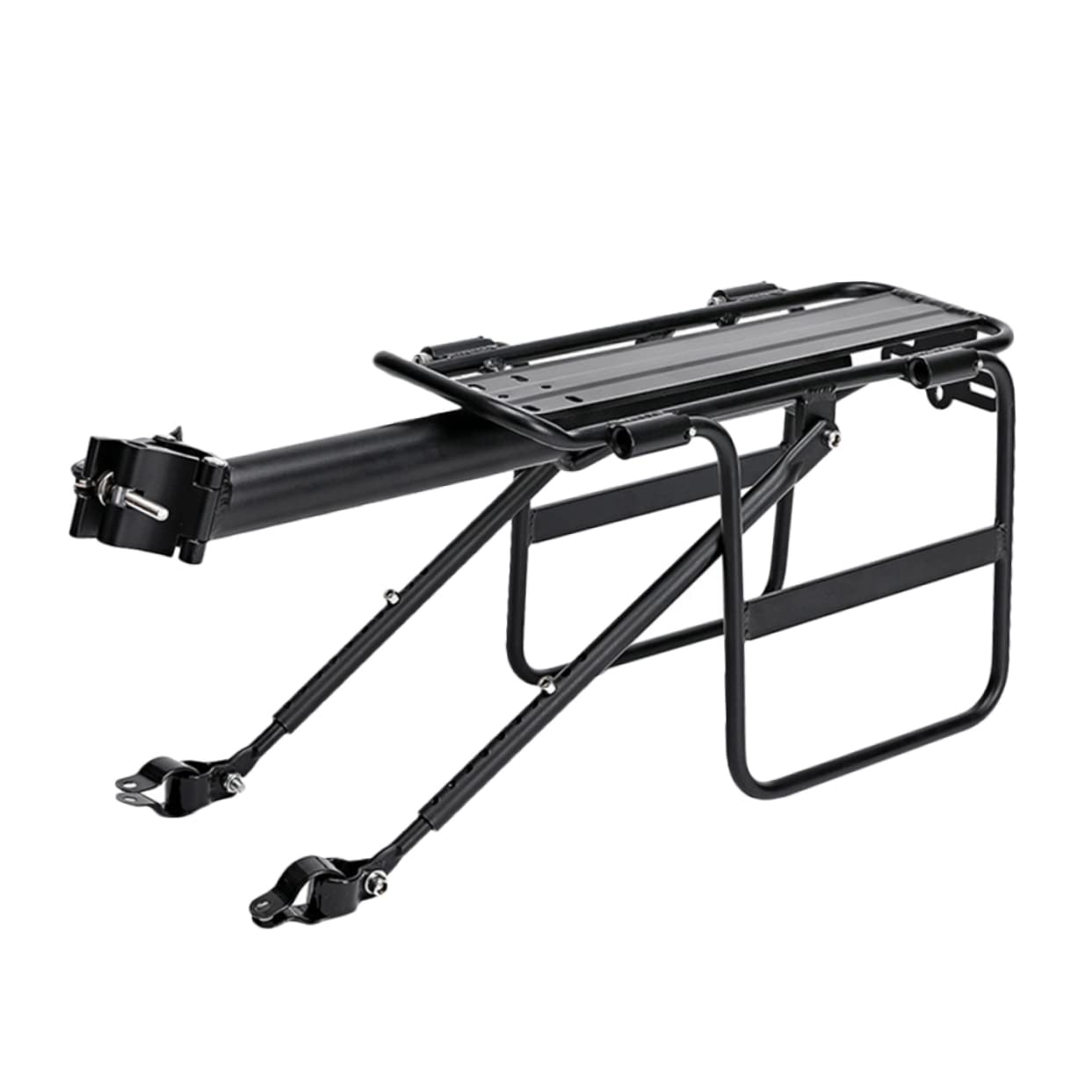 ibasenice 1pc Bike Rear Cargo Rack Multi-Function Carrier for Road Folding and Mountain Stable and Design