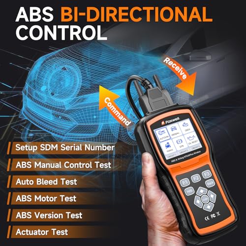 Image of 2026 FOXWELL NT630 Plus OBD2 Scanner with ABS and SRS, ABS Auto Bleed Scan Tool, Brake Code Reader with Live Data, Bidirectional Control & SAS Oil EPB Reset Diagnostic Tool