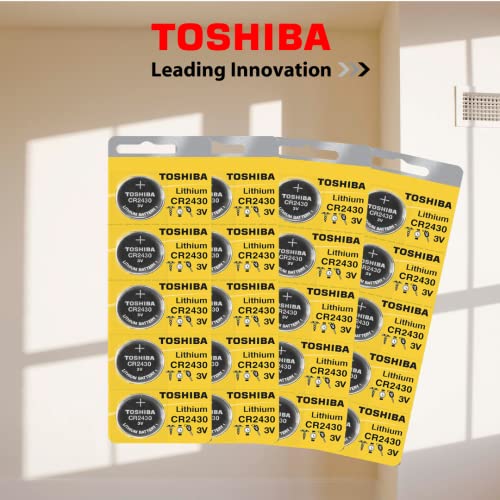 Pilas de botón Toshiba CR2430 3V Litio Pack 40 miniatura 4