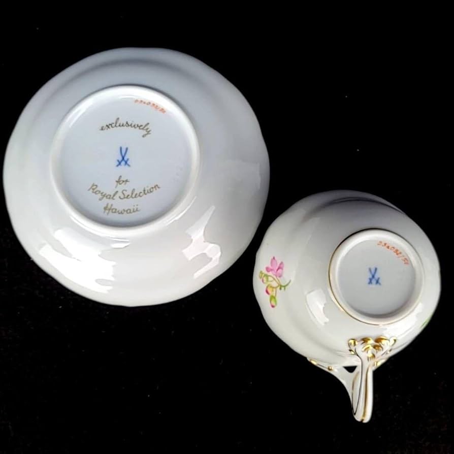 マイセン　ロイヤルセレクション　プレート　金彩　ハワイ マイセン ロイヤルセレクション プレート 金彩 ハワイ マイセン