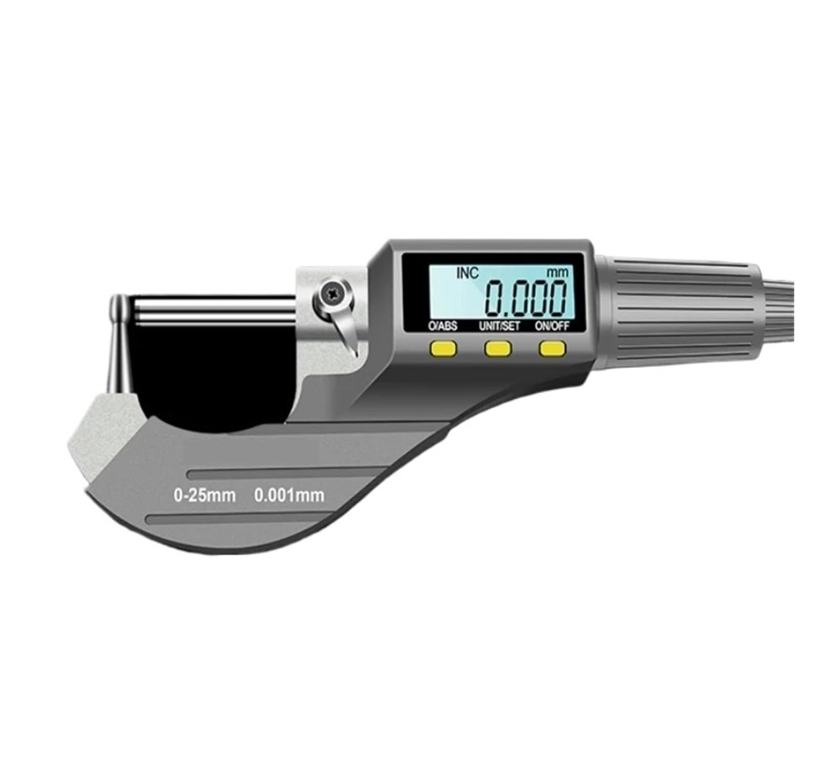 Cyfrowy mikrometr talia bęben grubość ścianki podwójna głowica kulowa podwójna końcówka cyfrowy miernik grubości wielofunkcyjny 0-25 mm 0,001 mm (podwójna kula)
