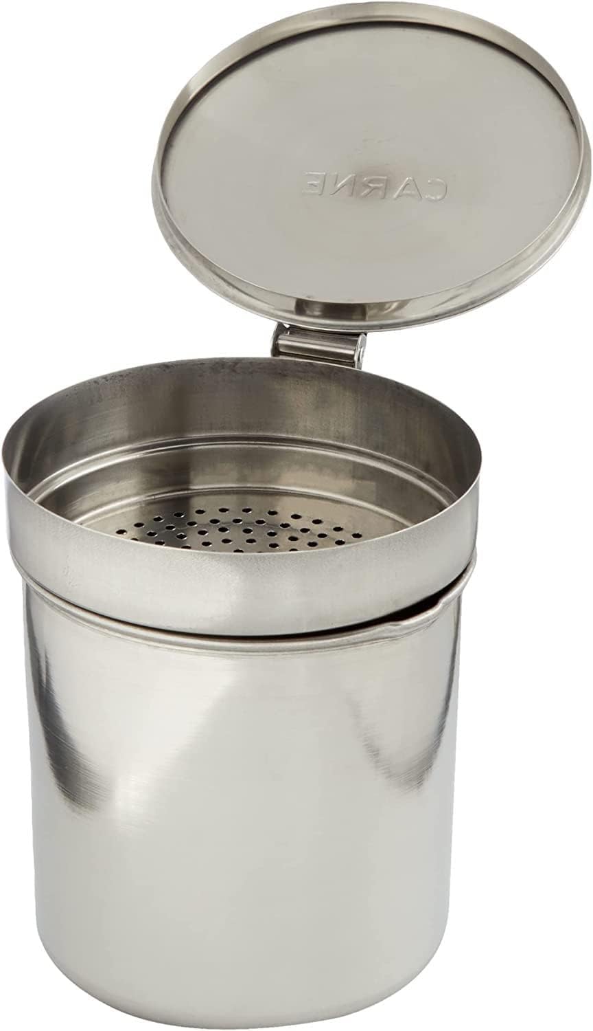 Genérico Pack 2 Aceiteras para Aceite Usado Acero Inoxidable para Cocina 550ML con Filtro Metálico/Recipiente para Aceite Usado de Cocina y Grasa/Grasera Cocina Metálica 550ML 2Uds Metálico