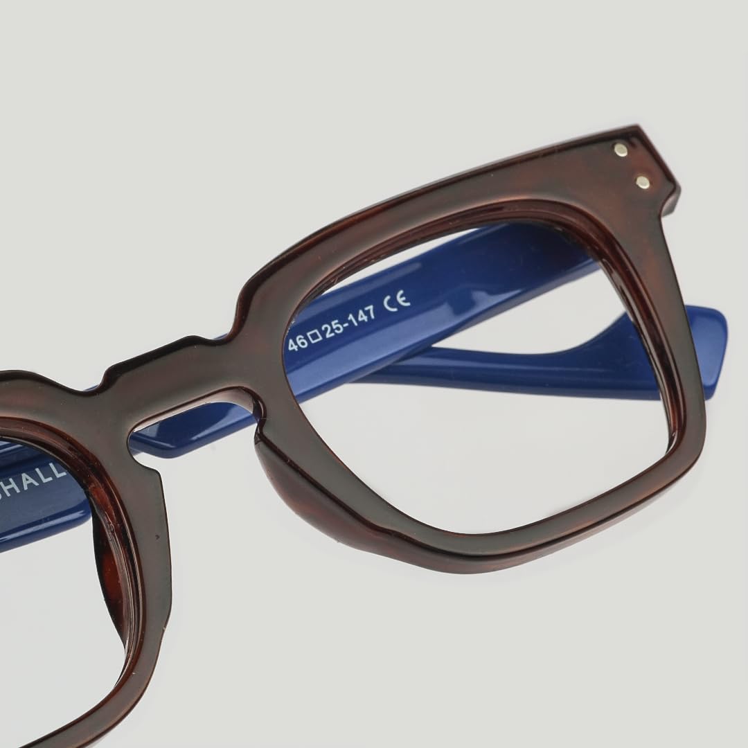 SAM AND MARSHALL TETRAGONON Eyeglasses I Light Weight Frames I Polycarbonate Frame I Prescription Friendly Glasses I Men & Women - Image 5 thumbnail