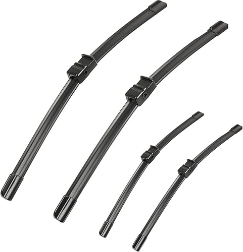 Car Wiper Compatible with VW Sharan 7M 2001-2010 Front Wiper Blades Soft Rubber Windscreen Wipers Auto Windshield 28" 28" 700mm 700mm (Color  4 PCS)