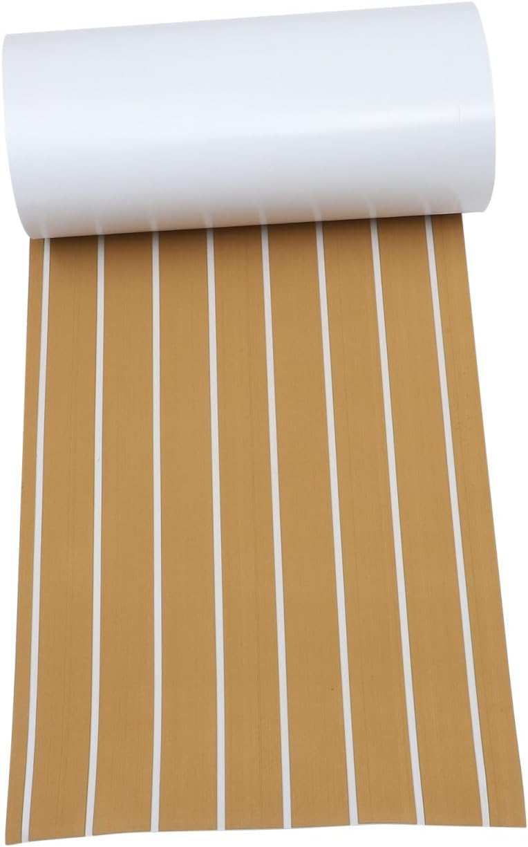 Eva Decking Sheet Self-Adhesive Non-Slip Flooring Mat for Boat Yacht Rv and Pool Durable Stain Resistant Easy to Cut Surface Protection
