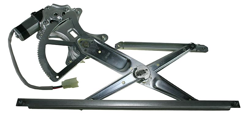 Image of TRQ Front Right Power Window Regulator & Motor Assembly Passenger Side Compatible with 2003-2008 Pontiac Vibe GM1351158 GM1351183