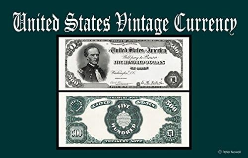Computer Desktop Mouse Pad Vintage Old U.S. Currency Art 500 Dollar Bill William Tecumseh Sherman
