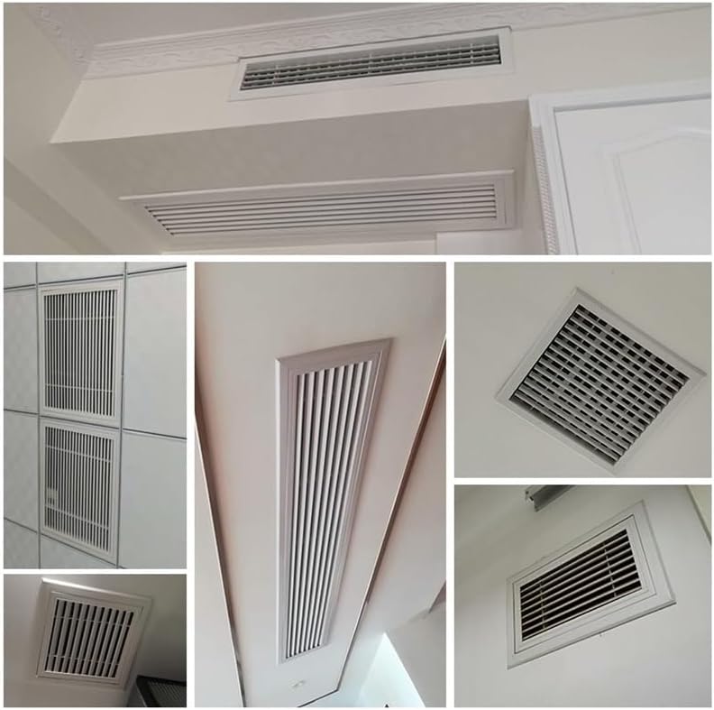 1pc Customizable ABS Access Panel with Filter - Louvered Vent Cover for Attics, Bathrooms, and Cabinets(660x1020mm)