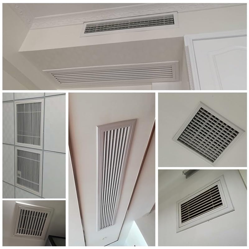 Grille de ventilation blanche pour assainir l'air de la maison