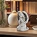 INLOMEM Praying Angel Figurine, Sculpted Hand-Painted Figurine, Angel Wings Statue for Home Decor or Garden, First Communion Gifts for Girls, Religious Gifts for Women (Gray)
