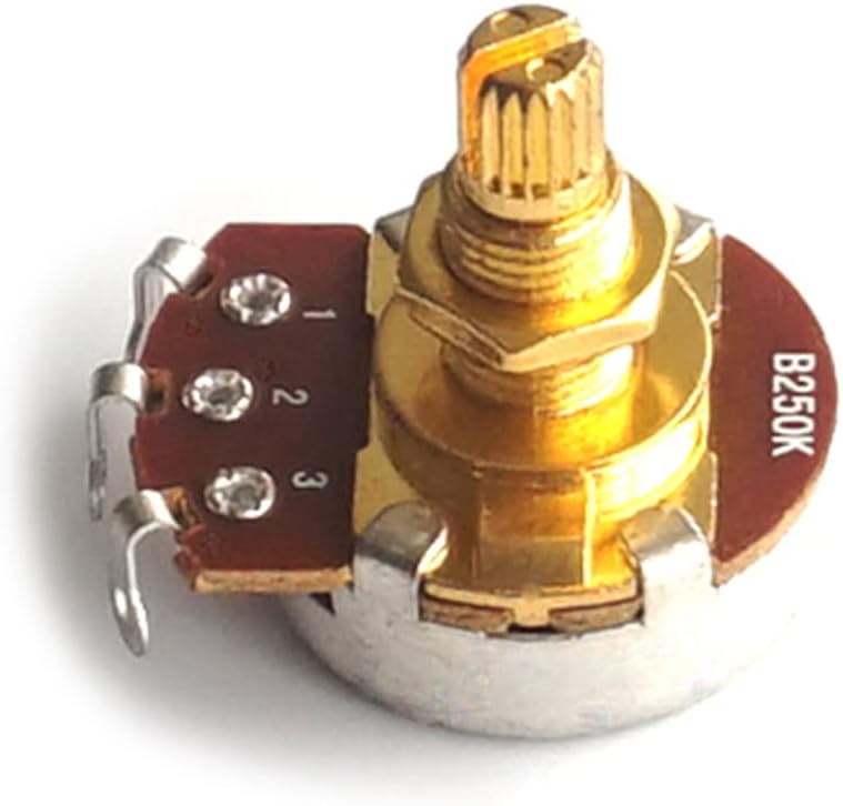 GA Gold Guitar Pots â€“ Potentiometer Vol/Tone 250k 500k A or B Linear