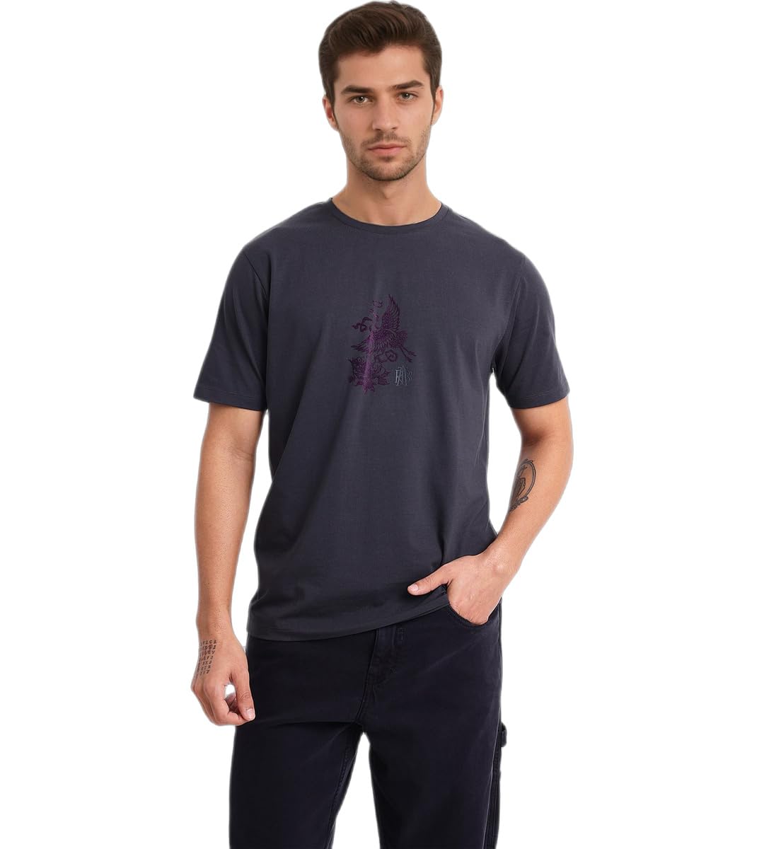 rare rabbit Regular fit Graphic Print t-Shirt-picture-11