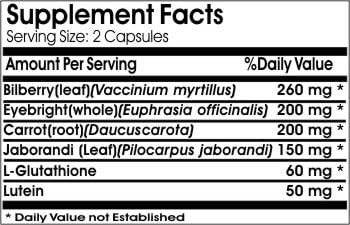 Macular Max for Seniors ~ 180 Capsules - No Additives ~ Naturetition Supplements