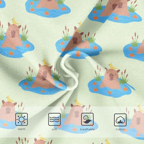 Girls' Underwear Cute Capybara Cotton Stretch Comfort Toddler Panties3