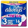 Always – Platinum Night (Maat 3) Vleugels – Maandverband – 16 stuks