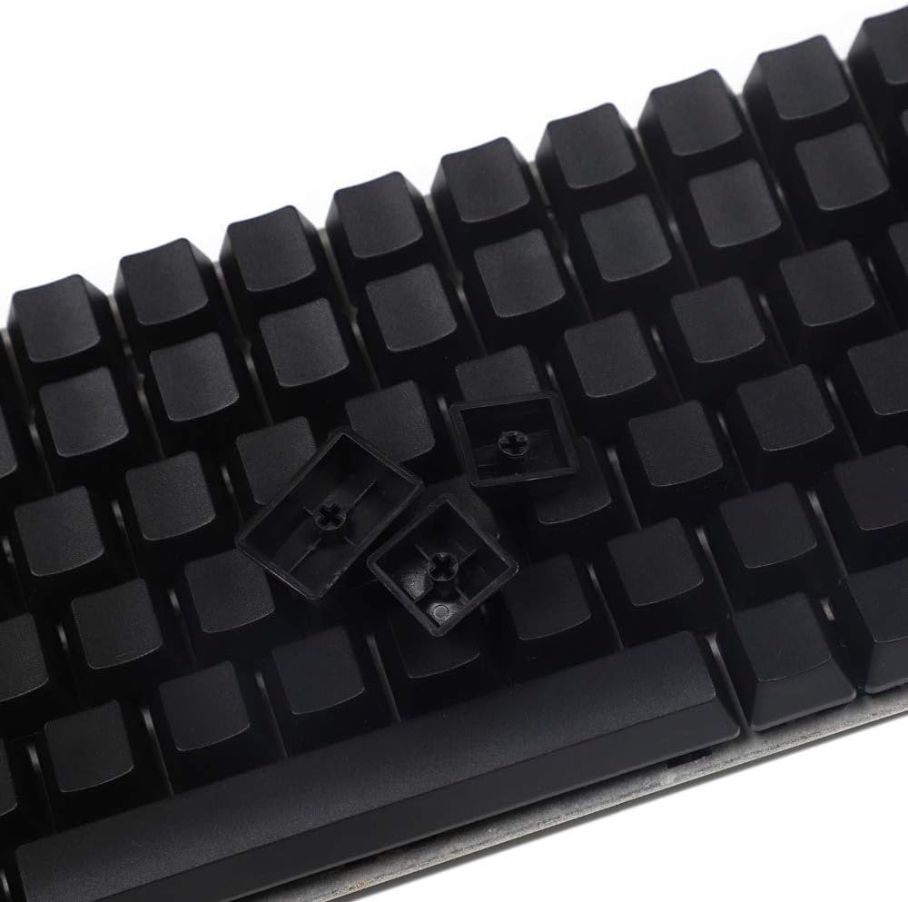 YMDK White Black Dolch Thick PBT 84 68 64 Blank Keyset OEM Profile Keycaps for MX Mechanical Keyboard Keychron K2 K6 Keycool Tada68 YD64 (Black)