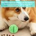 NEERIX Futterball für Kleine Große Hunde,Zahnpflege Hunde Spielsachen,Naturkautschuk Hundespielzeug Intelligenz Ball,Interaktiver Leckerli Spender,Zahnreinigung, IQ Training(5 cm, Blau,Grün)