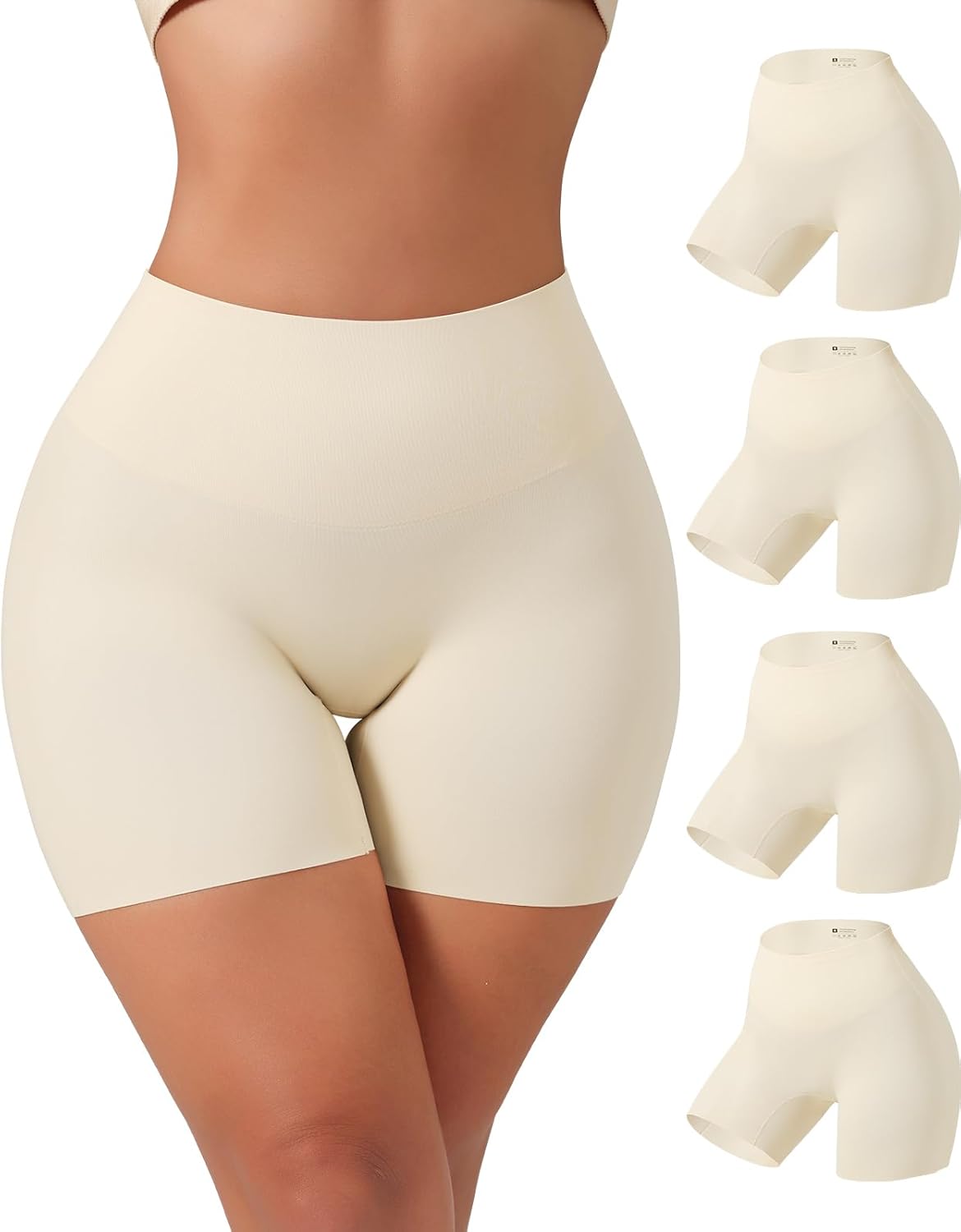 Tummy Control Shapewear Shorts for Women Under Dress Womens Compression Shorts Under Dress Shapewear