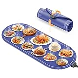 Warming Mat for Food Extra Large, 36"x15" Food Warming Mat with Heat Insulation Pad, Silicone Heating Mat for Food, Rollable & Portable, Food Warmers for Parties Buffet,Gatherings,Everyday Use