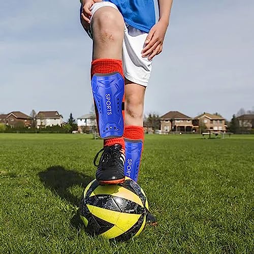 Adjustable Tightness Protection Against Impact Shin Guards for Soccer — view 3