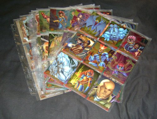 X-Men 1995 Fleer Ultra Chromium basic trading card set