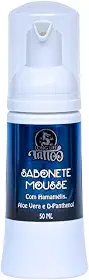 Sabonete Mousse 50ml para limpeza da Tatuagem e Piercing Espuma suave com alto poder de hidratação