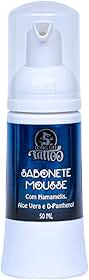 Sabonete Mousse 50ml para limpeza da Tatuagem e Piercing Espuma suave com alto poder de hidratação