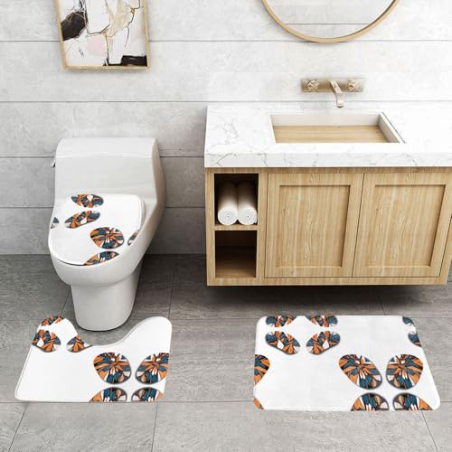 Tapis de bain rectangle WHJDPP pour sortie de baignoire et coiffeuse