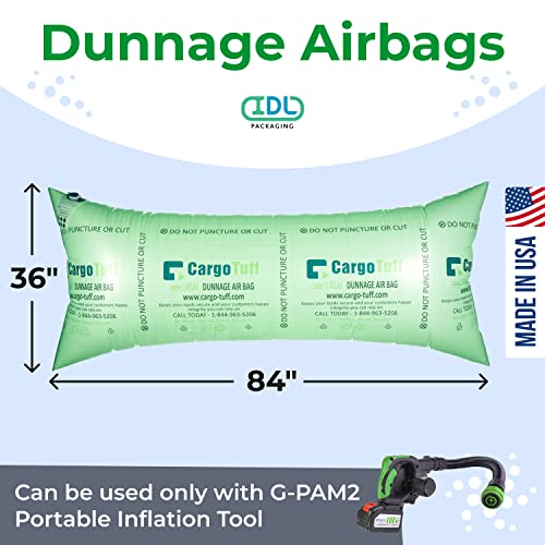 Image of IDL Packaging 36 inch x 84 inch Dunnage Airbag, Woven Polypropylene, Level 1 | Fill The Void in Trucks and Intermodal Shipments, Reusable - Cargo Securing Solution for Container Stuffing