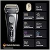 Braun Series 9 PRO+ Electric Razor for Men, Electric Foil Shaver, with Precision Trimmer, Pro SensoAdapt, 6in1 SmartCare Center, Travel PowerCase, 9677CC, Silver
