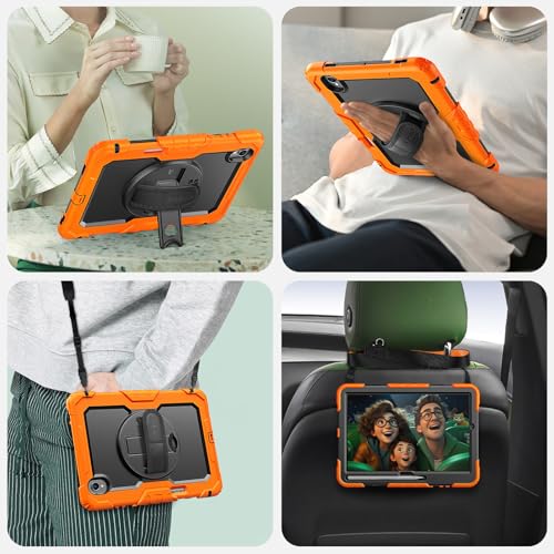 Image of SEYMAC Case for Samsung Galaxy Tab S11 5G 11 inch (SM-X730, SM-X736), Orange