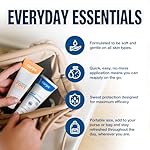 Carpe Sweat Absorbing Foot Lotion & Foot Exfoliating Scrub Regimen - A Total Solution for Sweaty Smelly Feet