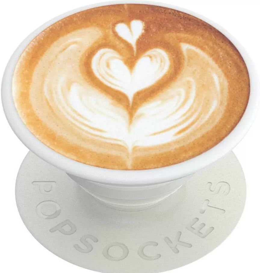 PopSockets - Agarre para teléfono con soporte expandible, agarre adhesivo, un amor con leche