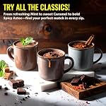 Castle Kitchen Double Decadent Premium Dark Hot Chocolate Mix - Vegan, Plant Based, Gluten Free, Dairy Free, NON-GMO Project Verified, Kosher, Just Add Water - 400g