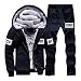 Produktbild Fitness-Trainingsanzüge für Herren Jogging Anzug Trainingsanzug Sportanzug Hoodie Winter Warm Fleece Zipper Sweater Jacket Outwear Coat Top Pants Sets