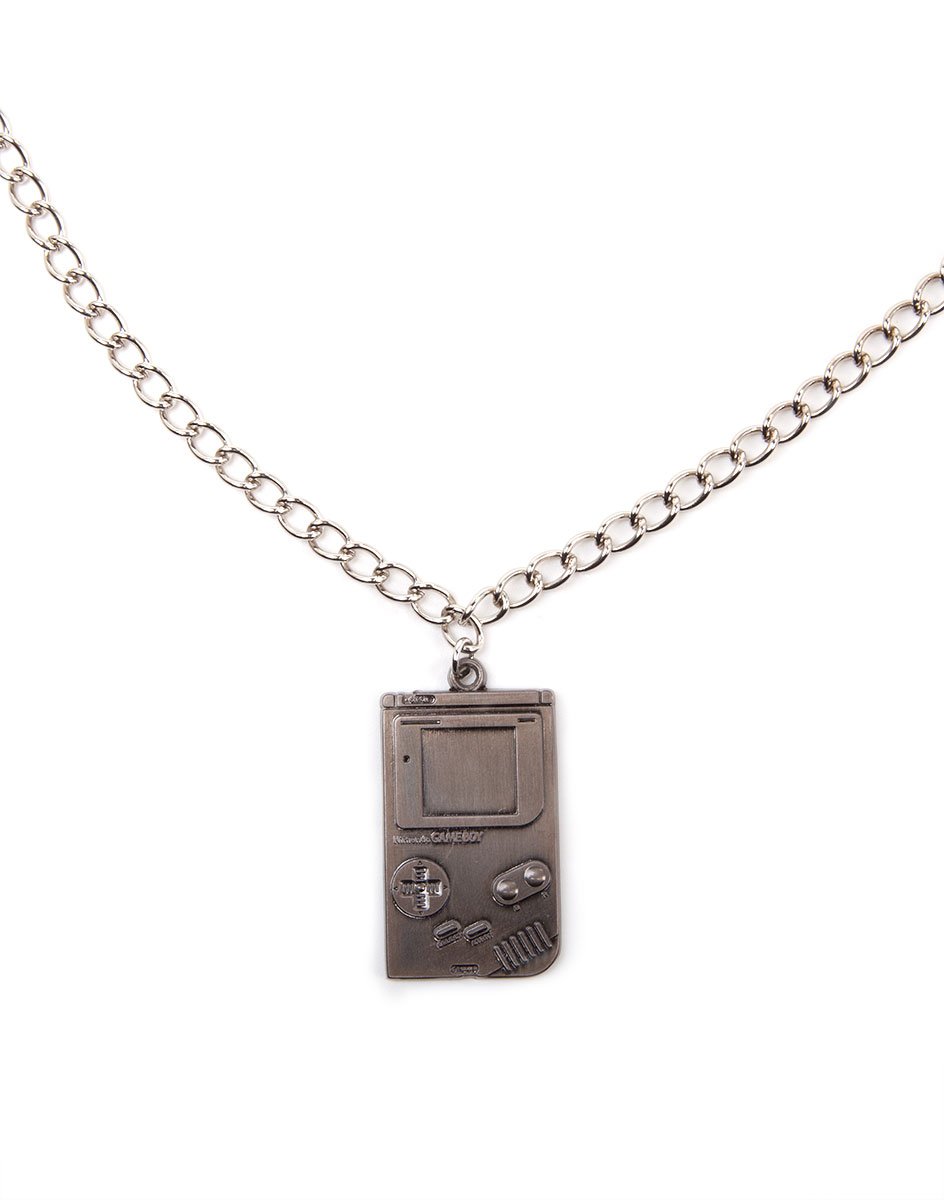 Nintendo JE101312NTN metalowy naszyjnik dla graczy (jeden rozmiar)