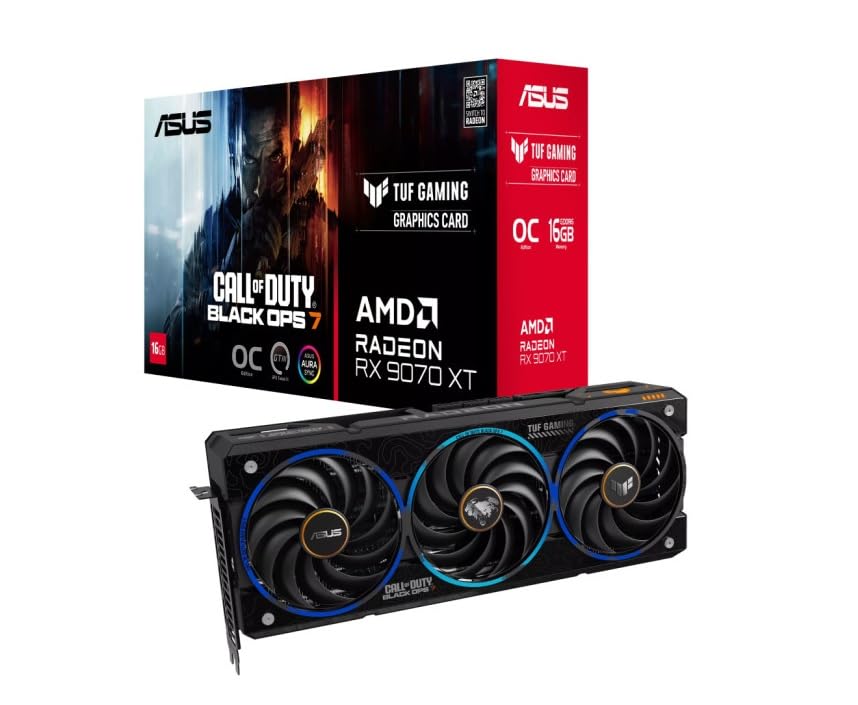 ASUS Radeon RX 9070 XT TUF OC Call of Duty Black Ops 7 Limited Edition 16 Go