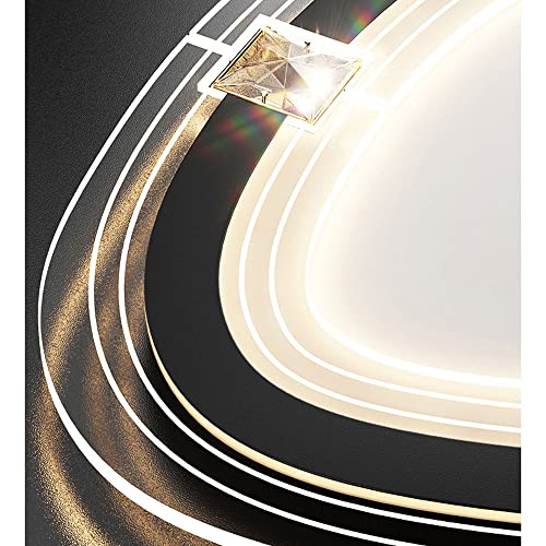 Plafonnier géométrique LED chambre moderne lampe plafond cuisine dimmable - 5