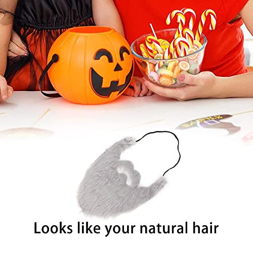 Barba Falsa, Fantasia De Barba Falsa Facial Para Festa De Halloween, Barba Falsa Masculina Para Arti