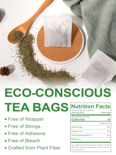 Image of TeeLux Sencha Tea Bags, Premium Sencha Green Tea, Caffeinated, 100 Count