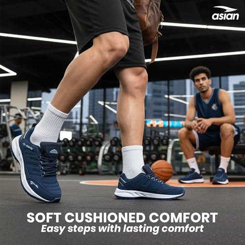 Image of ASIAN Men's Cosko Sports Running,Walking,Gym,Training Sneaker Lace-Up Shoes for Men's & Boy's