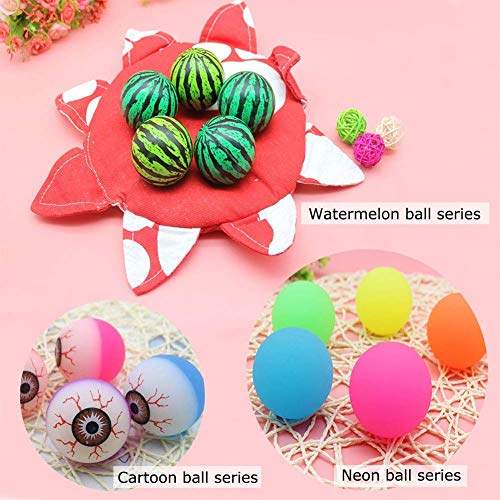 Bouncy Balls, 30 stuks Flummis springballen, verschillende kleurrijke 30 mm hoge bouncing ballen, feestzakvullers voor… - Image 5