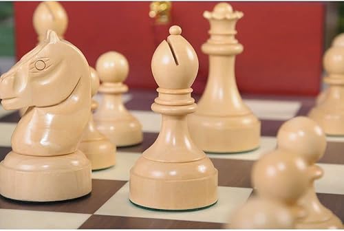 Miniatura 3 de The Mechanics Institute - Juego de ajedrez, caja y combinación de tablero